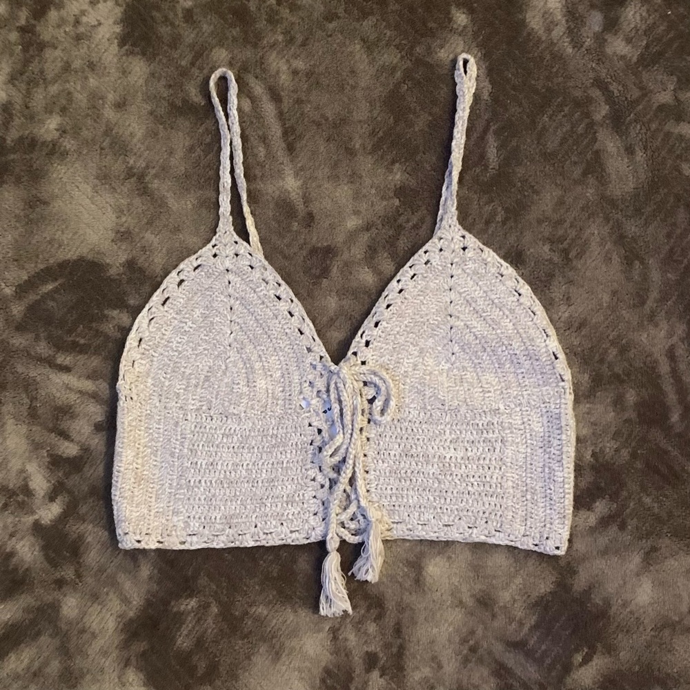 American Eagle Crochet Crop Top